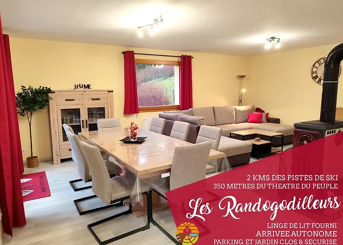 Les Randogodilleurs Avec Jacuzzi A 2Kms Des Pistes Et 350M Du Theatre Du Peuple !